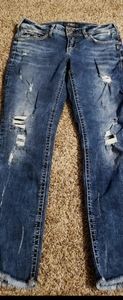 Silver jeans